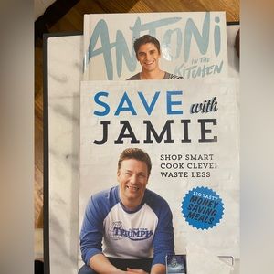 Two top Cook Books by Jamie Oliver and Antoni